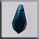 13053 Crystal Treasures-Vy Small Tear Drop 11/5.5mm Emerald Ab (Qty. 1) MAIN